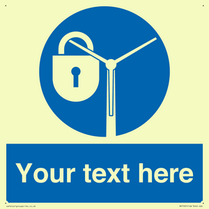 Custom mandatory lock rotor blades